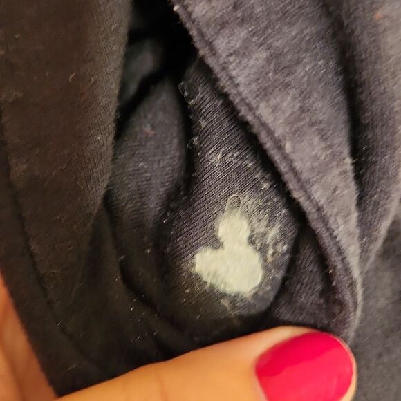 Star Wars Women's Black Zip-Up Hoodie w/ Words on Hood Size M - Picture 7 of 11